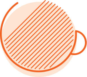 inner circle coffee cup icon