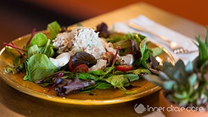 Garden Salad with Abby Lee Farm Tomato & Cucumber