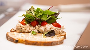 Tuna Salad Sandwich with local greens